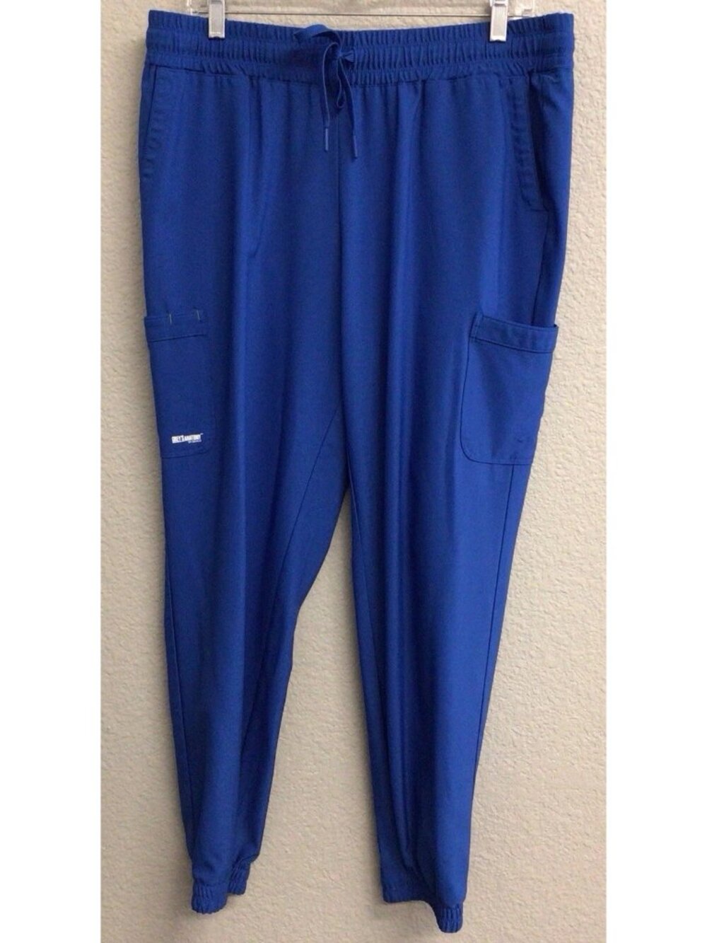 Grey's Anatomy by Barco Evolve Scrub Joggers Blue Workwear Cargo Pants Large